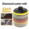 8pcs 4 Inch 100mm Diamond Polishing Pads Kit Wet/Dry for Granite Stone Concrete Marble Polishing Use Grinding Discs Set