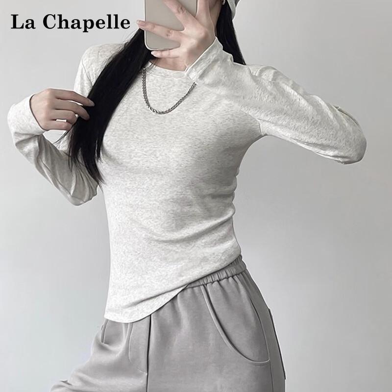 La Chapelle Women s Ribbed Long Sleeve T-shirt S