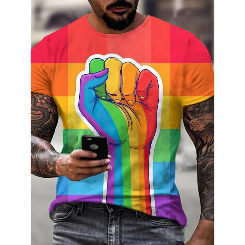 High-Definition 3D Print Unisex Casual T-Shirt, Comfortable Round Neck, Elastic Polyester Knit Fabric, Quick-Drying Summer Top for Outdoor Sports