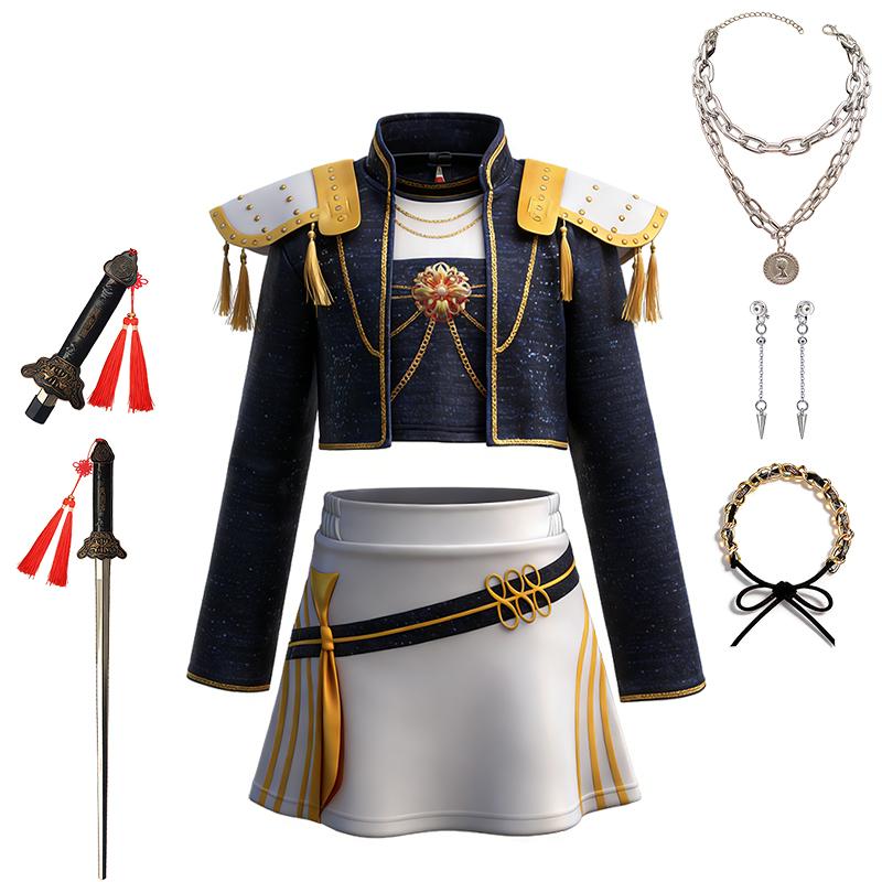 Epic Charm Kids Clothes Halloween Cosplay Star Stage Performance Girls Outfits Fashion Costume Party Star Children's Clothing