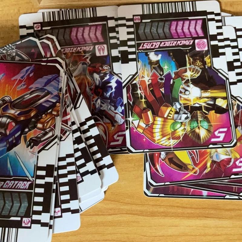 Anime Kamen Rider Gotchard Series Part 1-19 Self-Made Adhesive Card Can Linked To Dx Waist Belt Driver Collection Card Gift Toy