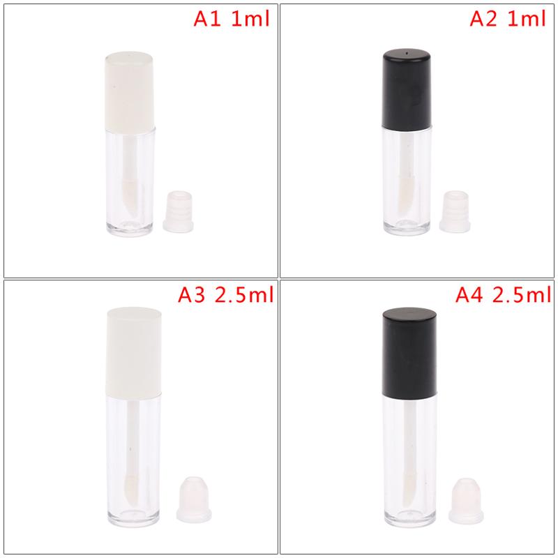 Empty Lip Gloss Tube Refillable Plastic Lip Glaze Lipstick Sample Bottle