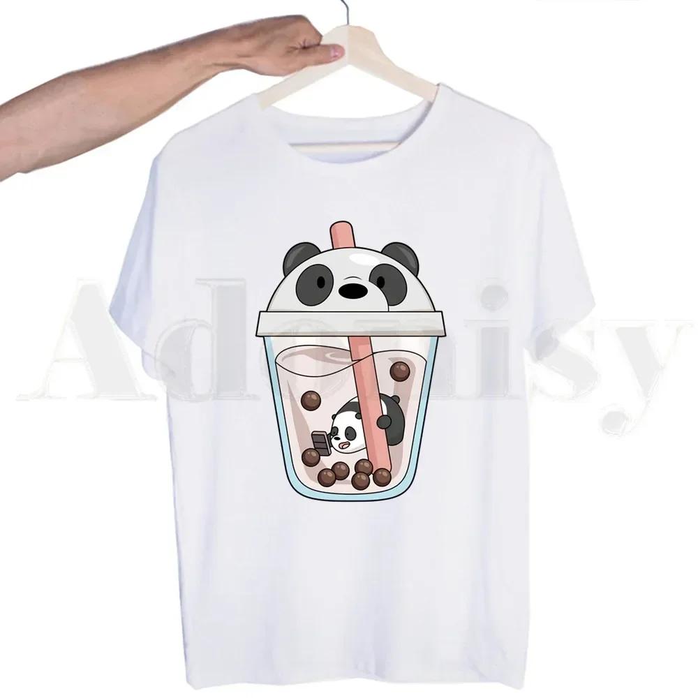 

Bubble Tea Cute Cartoon Fashion Kawaii Graphic Tshirts Men Fashion Summer T-shirts Tshirt Top Tees Streetwear Harajuku Funny 4XL