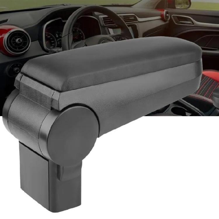 Vehicle Console Armrest Storage Box Assembly with Covered Space for Golf 4 MK4 Small Items, Plastic Body, and Metal Mounting Parts for Road Travel