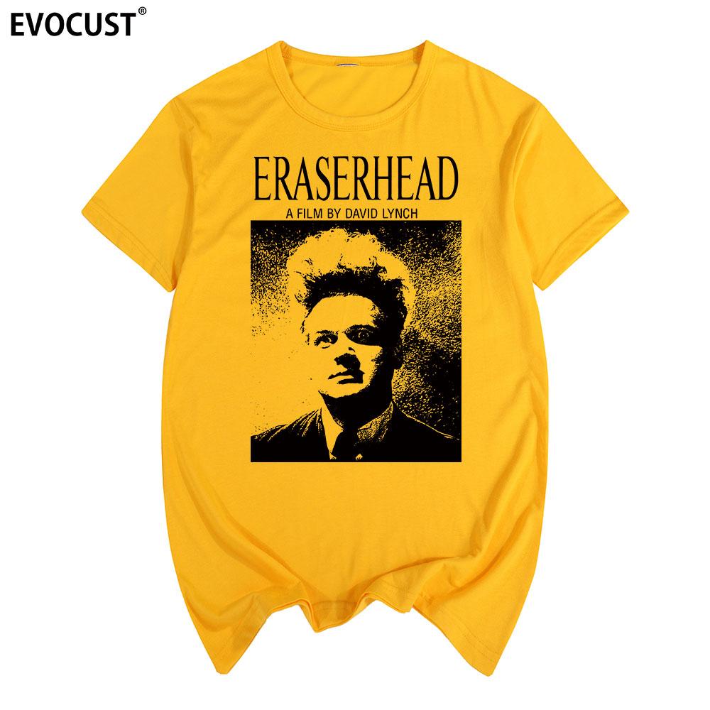 Голова-ластик Дэвид Линч КУЛЬТ 1970-х Хоррор Фильм Кино Фильм Футболка Хлопок Мужская Футболка Новая ТИШОТКА ТИШОТКА Женская унисекс Мода 4XL