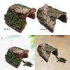 Tank Hideout Aquarium Tank Decoration Decor Landscape Decoration Resin Hollow Log for Amphibians Reptile Betta