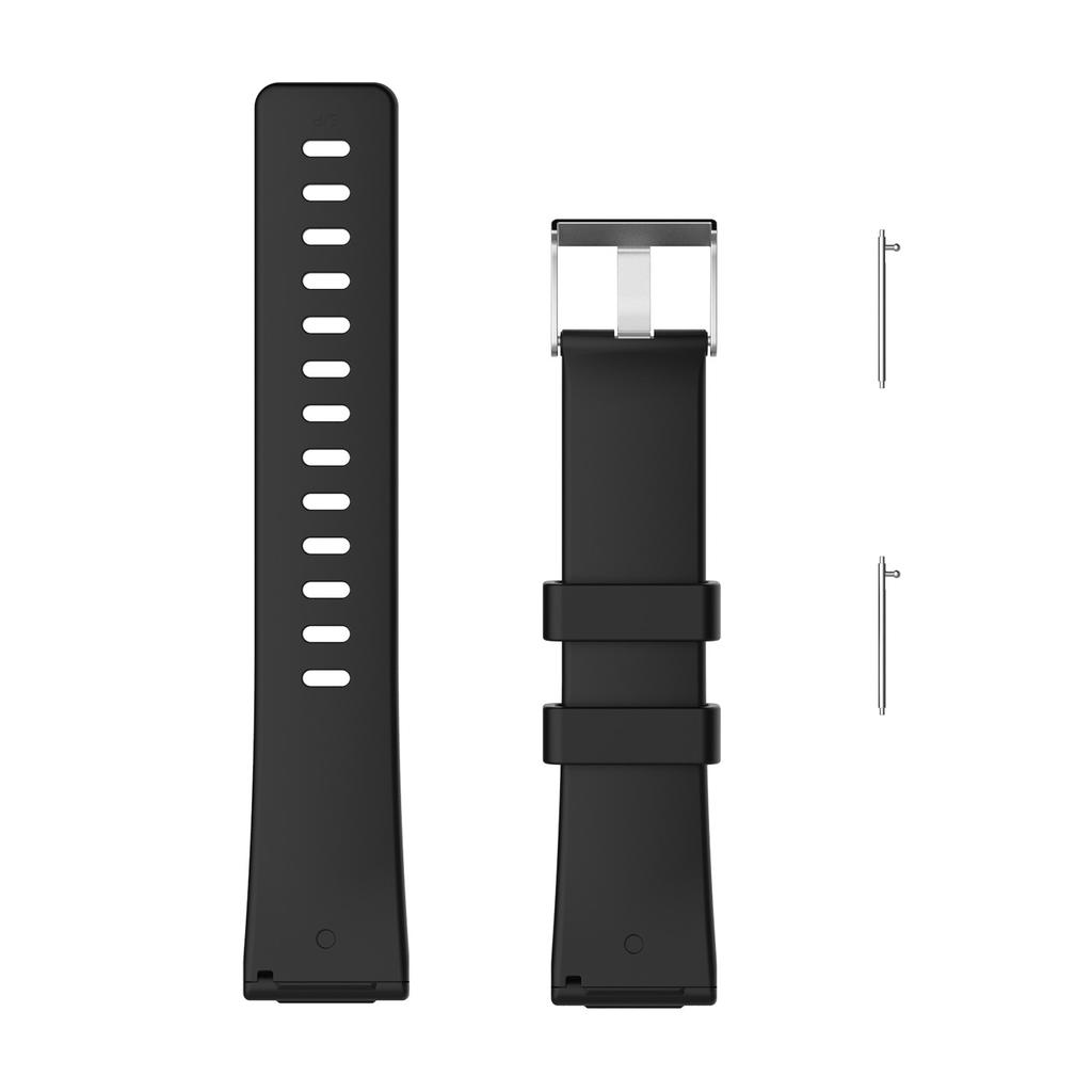 For Fitbit Versa TPE Watch Band Adjustable Sports Replacement Strap