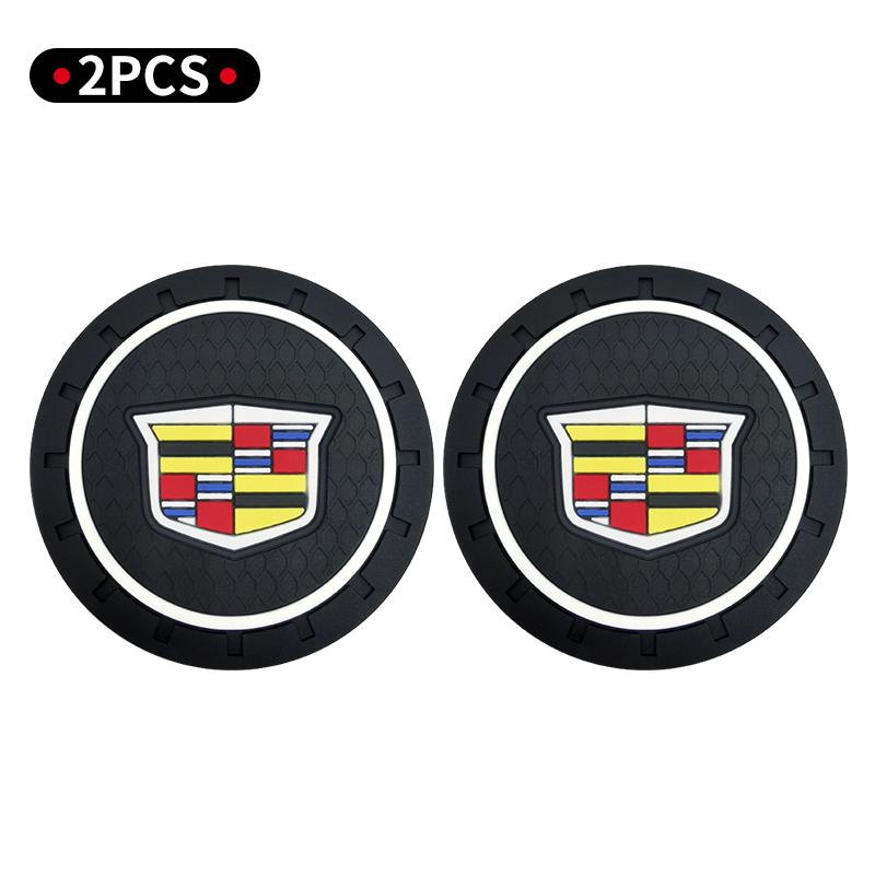1/2ks Protiskluzová podložka pod hrnek do auta Gumová podložka pro Cadillac Escalade Deville DTS ATS BLS CT4 CT6 CTS EXT SLR SRX XLR XT4