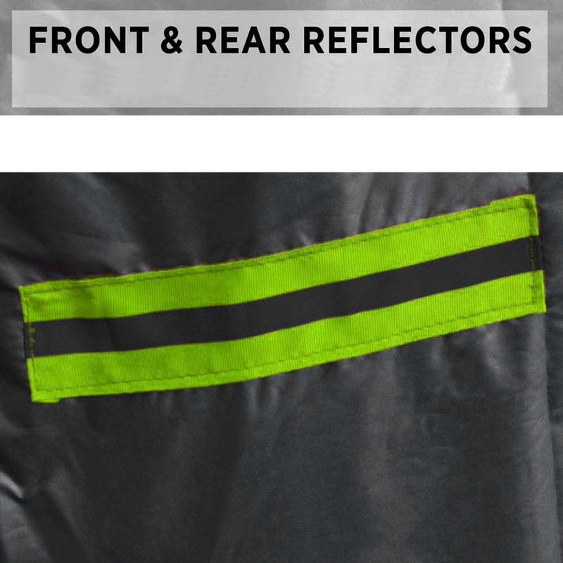 Car Dustproof Waterproof Cover Full Covers with Reflective Strip Sunscreen Protection Cover UV Scratch-Resistant for 4X4/SUV