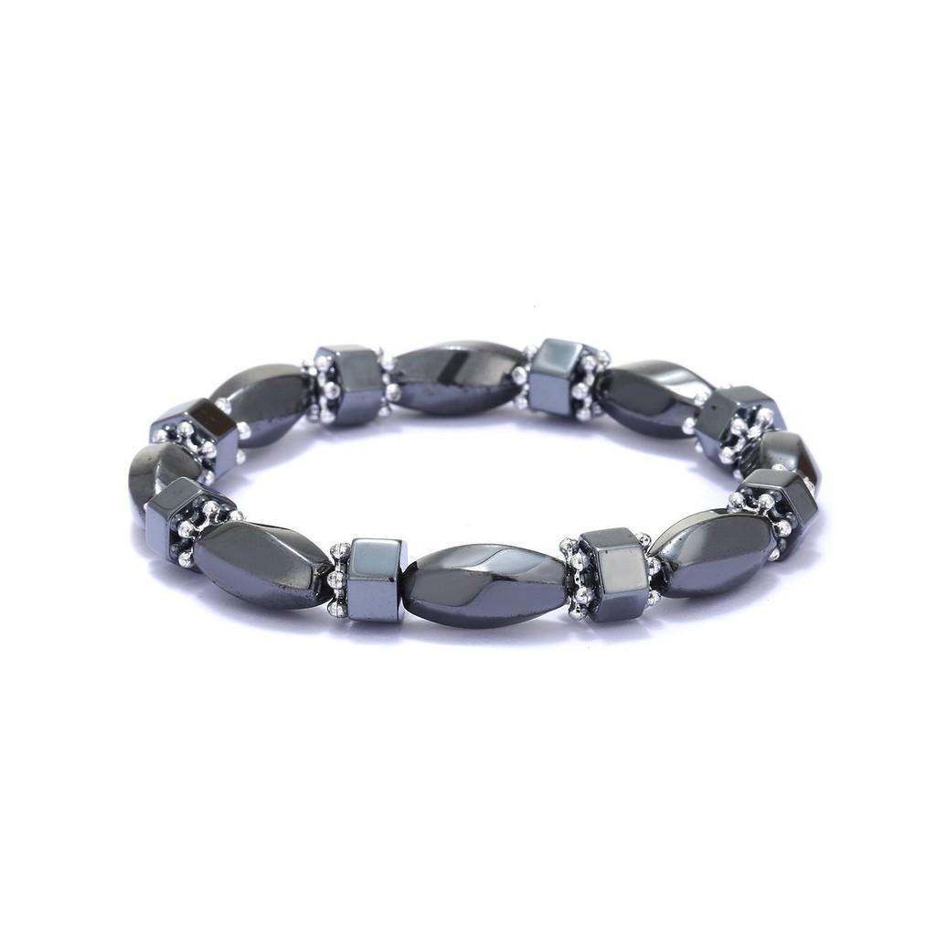 2022 Summer Collection Lhsl-059 Magnetic Stone Bracelet In Rainbow Colors Natural Style