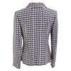 CHANEL 01P P17432V09913 Wheel COCO Button Houndstooth Jacket 36 Navy x beigeUsed