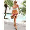 Summer Women's Patchwork Bikini Beach Dress Backless Fashion Camisole Cover-Ups