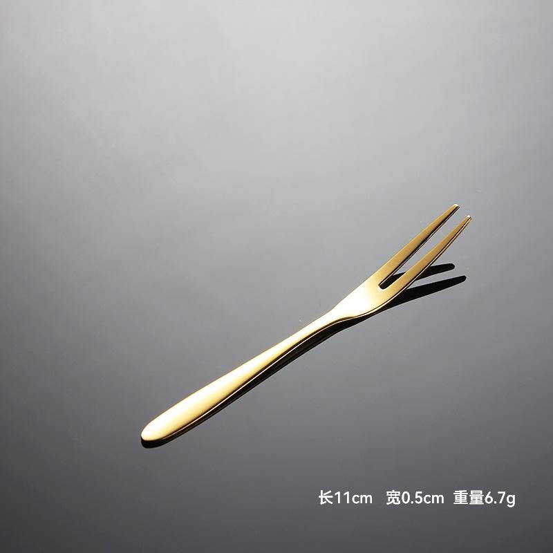 Furculiță scurtă pentru fructe din oțel inoxidabil 304, cuțit pentru prăjitura lunii, furculiță, model coajă de ou, bețișor pentru fructe asortat, mini clips cadou