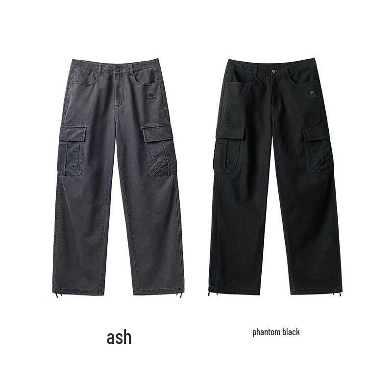 CAMEL Men's Vintage Cargo Wide-Leg Casual Pants