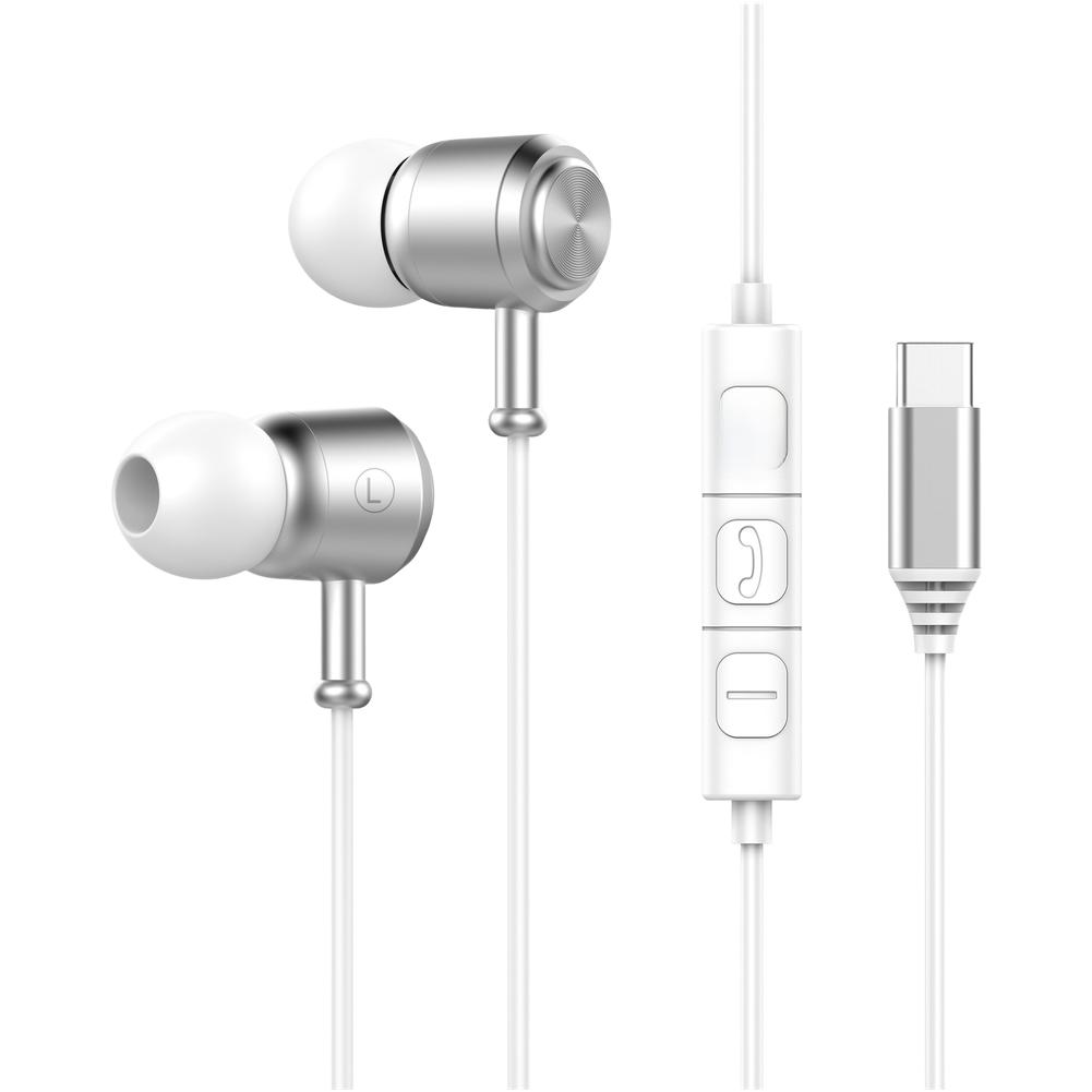 HiFi Wired Earbuds With Microphone For Gaming And Music Featuring 360 Degree Bass Effect And Digital Decoding Chip In Black