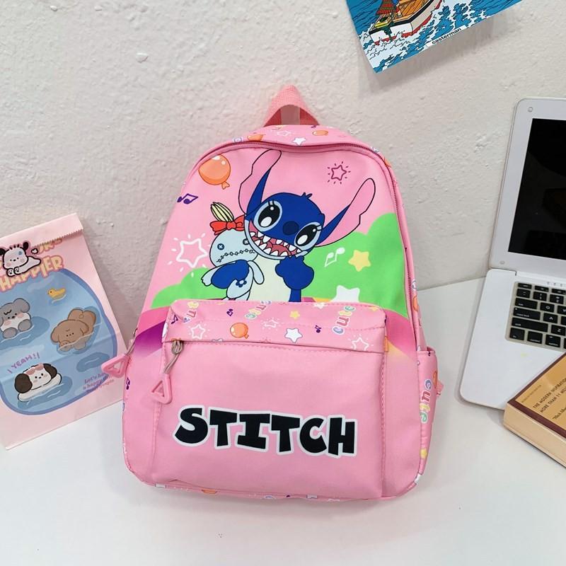 Stitch Childrens Cartoon Backpack With Breathable Nylon Material For Kindergarten Kids
