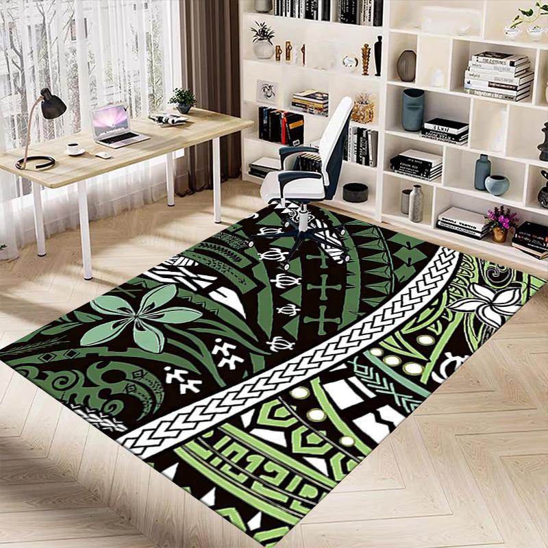 1PC Tribal Patterns Anti-slip Carpet, Suitable for Office, Bedroomand Playrooms. It Can Also Be Used As a Sofa Footrest cover-W102