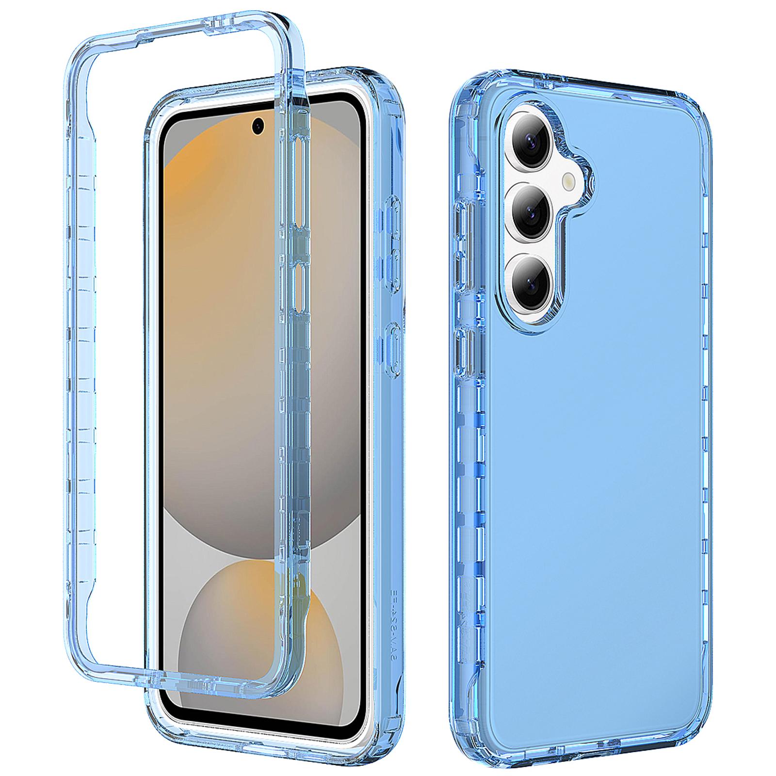

For Samsung Galaxy A16 5G/4G Case Solid Color PC+TPU Phone Cover Blue