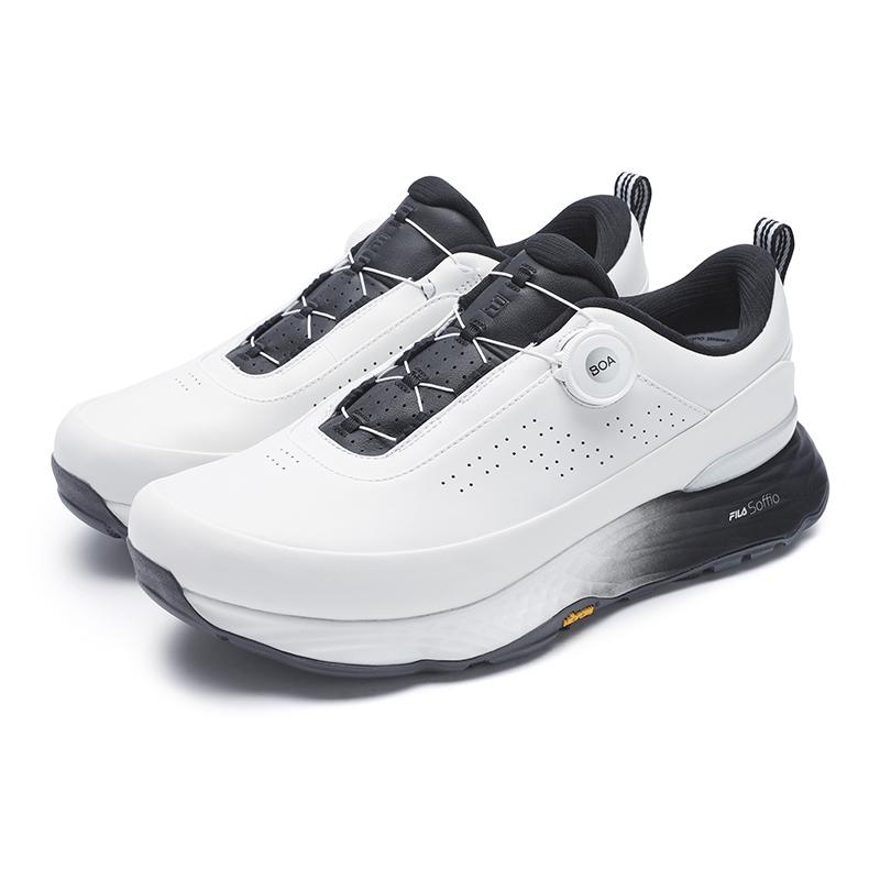 FILA Boa Comfortable Versatile Durable Non-Slip Low-Top Golf Shoes Men sneaker Black White A12M531715FBC
