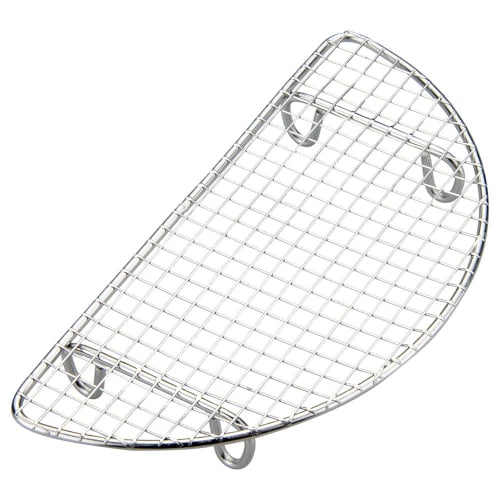 

M.T. Torimatsu 18-8 Small Mesh Half-Moon Shaped Tonkatsu Grill, Foot Tall, 2025801