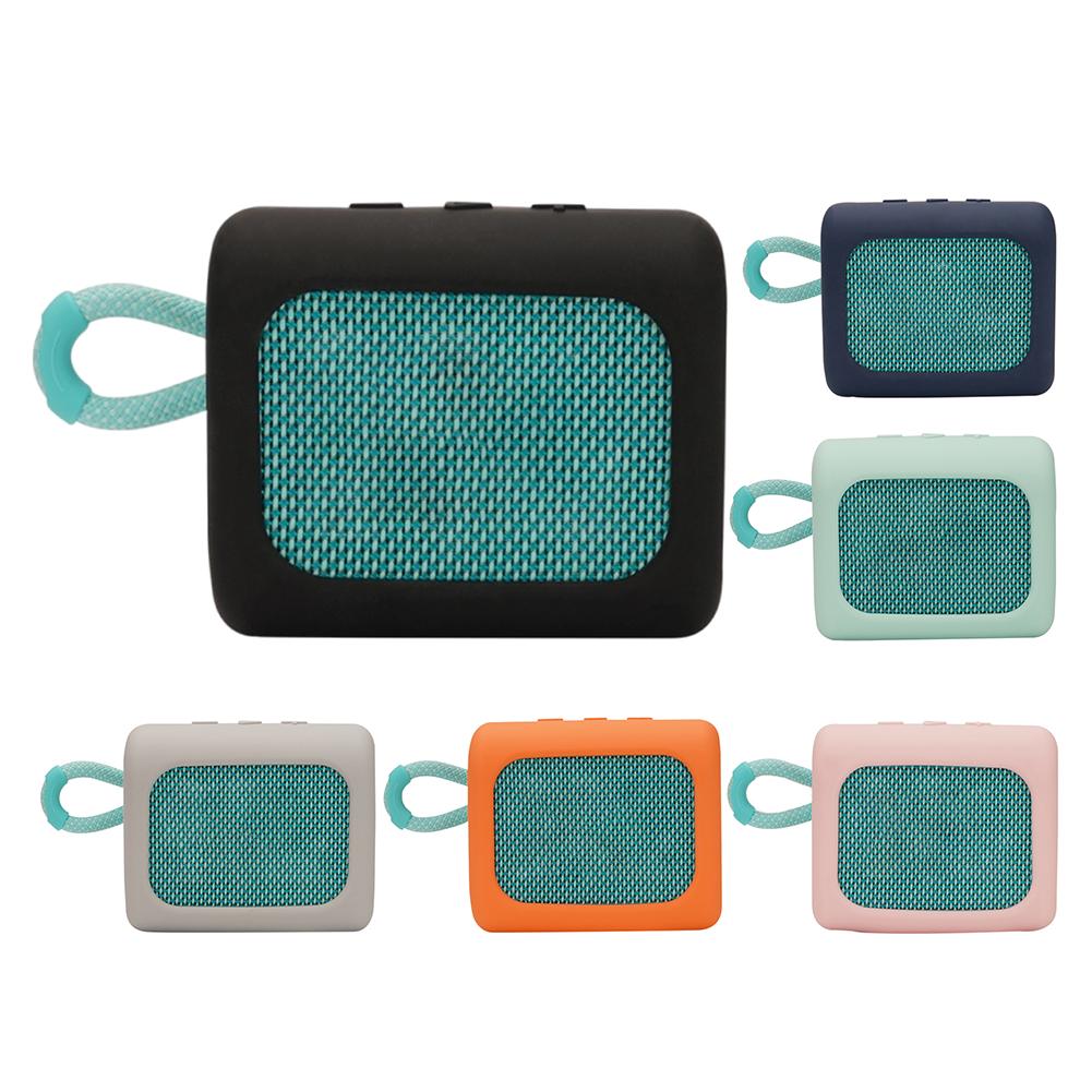 Silicone Case Anti Scratch Protective Cover Shell Anti-Fall Case Travel Carrying Case Suitable for JBL GO 3