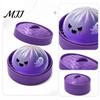 Halloween Party Favors 1/2/3Pcs Purple Ghost Dumpling Squeeze Toy, Steamed Bun Clear Toy Stress Relief Ball Fidget Toys