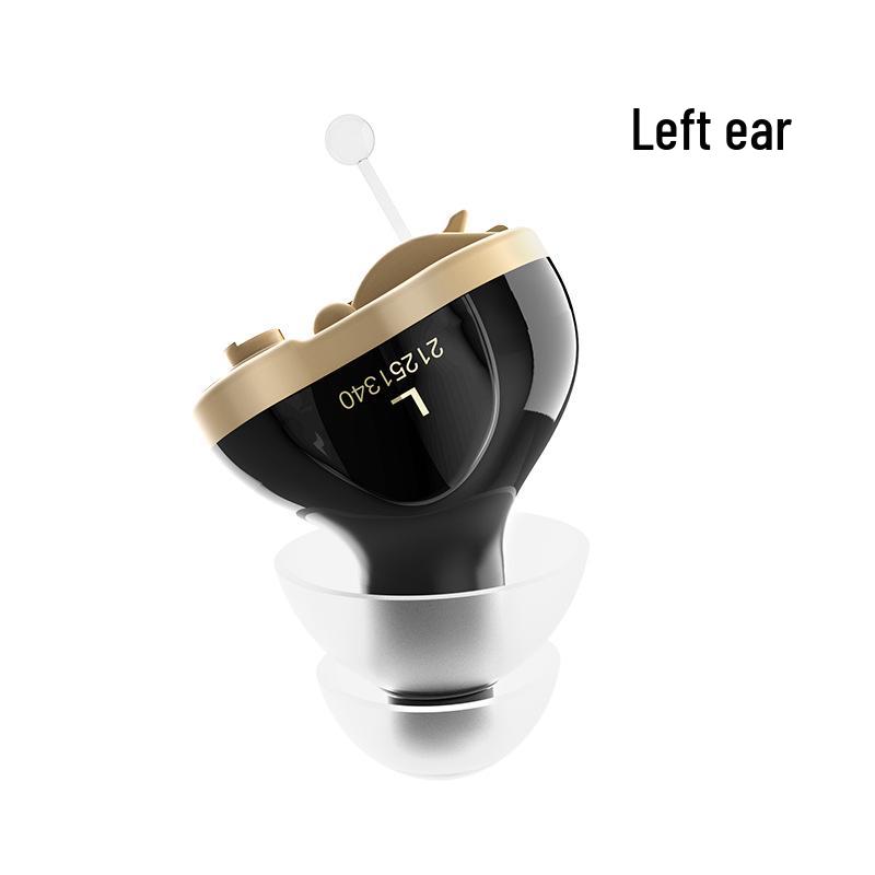 In-ear Hearing Aid Sound Amplifier for All Ages - Battery Model with Sound Collector Accessories
