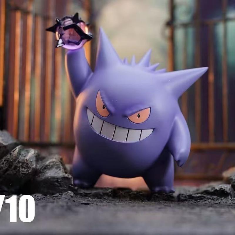 Pokémon Action Figure Gk Gengar Anime Figures Transparent Gengar Figurine Pvc Room Decoration Birthday Gift For Kids Toy