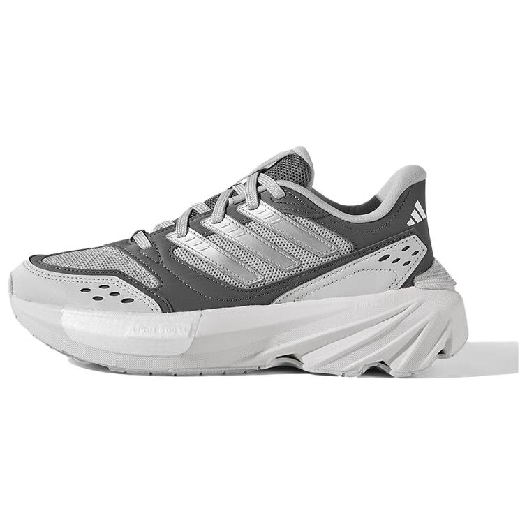 Adidas All Day Boom 2 Style Running Comfortable Versatile Durable Breathable Lightweight Running Shoes Unisex Running Shoes Gray HQ9394