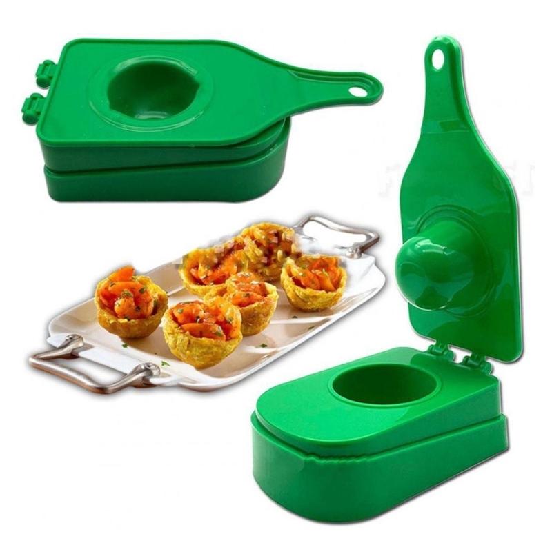 Quick Forming Kitchen Banana Bacons Extruder Mold Tostones Plantain Press Tool Produces Perfect Meatballs For Busy Cooks