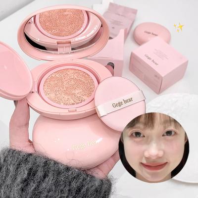 Air Cushion CC Cream Natural Moisturizing Concealer Oil-control Korejský voděodolný podkladový krém Plně krycí pleťová kosmetika