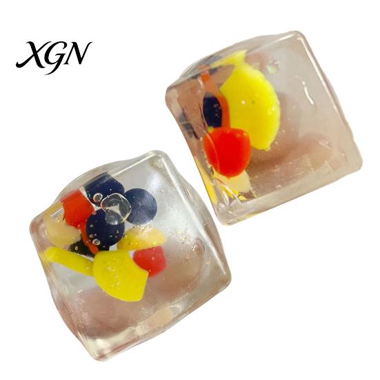 Anxiety Relief Sugar Ball Clear Cube Squeeze Toy Stress Sensory Pinch Soft Stretchy Ice Party