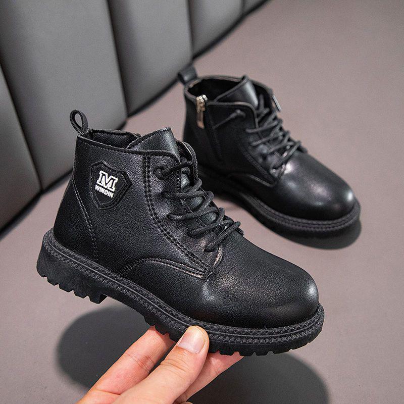 Girls' Stylish 2021 Catwalk Ankle Boots - Black Spring & Autumn