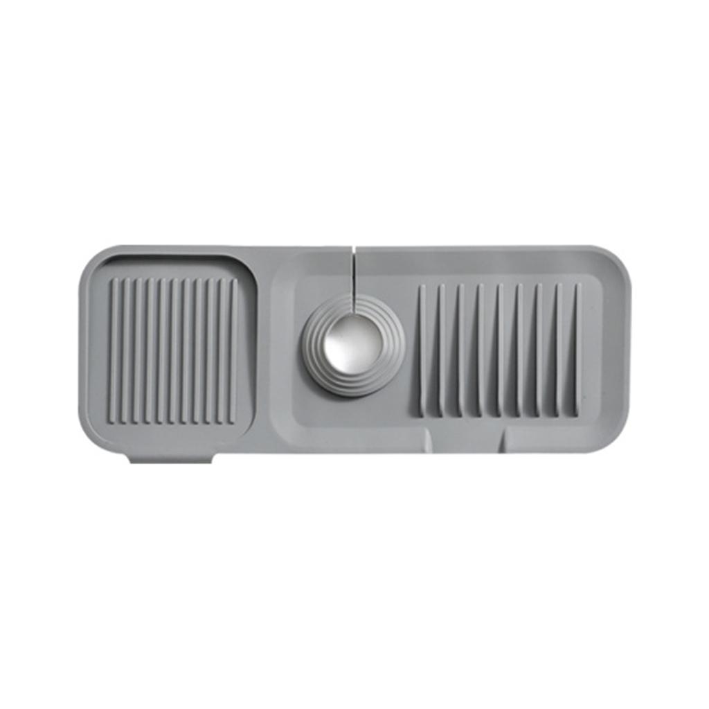 Silicone Faucets Water Catchers Mat Faucets Mat for Kitchen Sink Protectors Anti-splash Countertop Sink Draining Pad