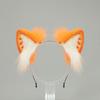 Lolita Rabbit Ears Headband With Tail Set Cosplay Accessory Anime Costume Hairband Adult Women