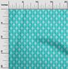 oneOone Cotton Flex Fabric Leaves & Floral Block Printed Craft Fabric BTY 40 Inch