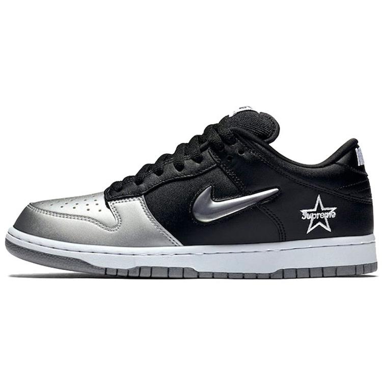 

Новые Nike Sb Dunk Low Supreme Jewel Swoosh Silver CK3480-001 40
