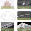 Mesh Food Cover Folding Net Reusable Protector for Flies Insects  Up Table Cover for Outdoor Dining