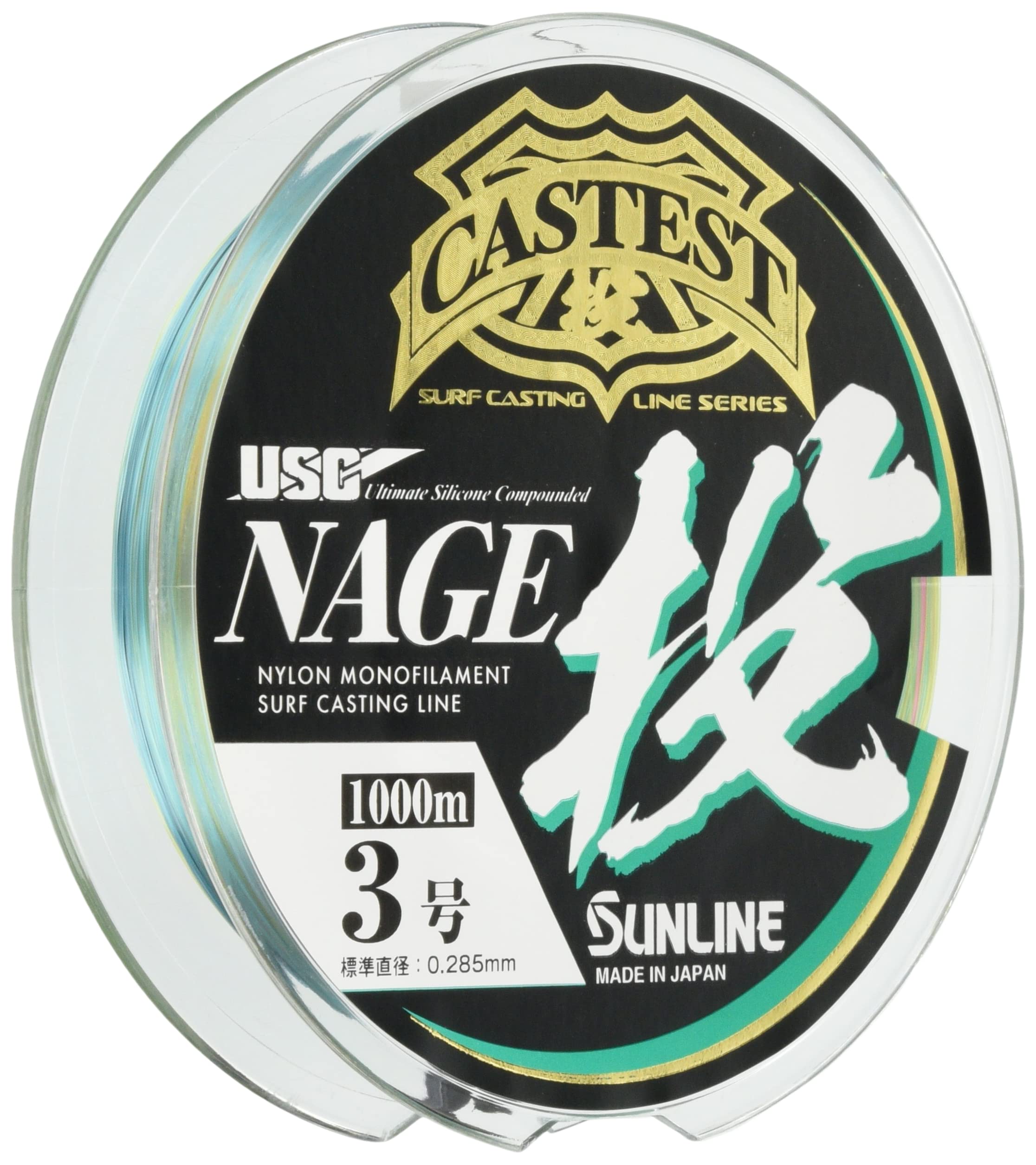 

SUNLINE Nylon Line CASTEST Throw 1000m Single Item 3 4 Colors No.