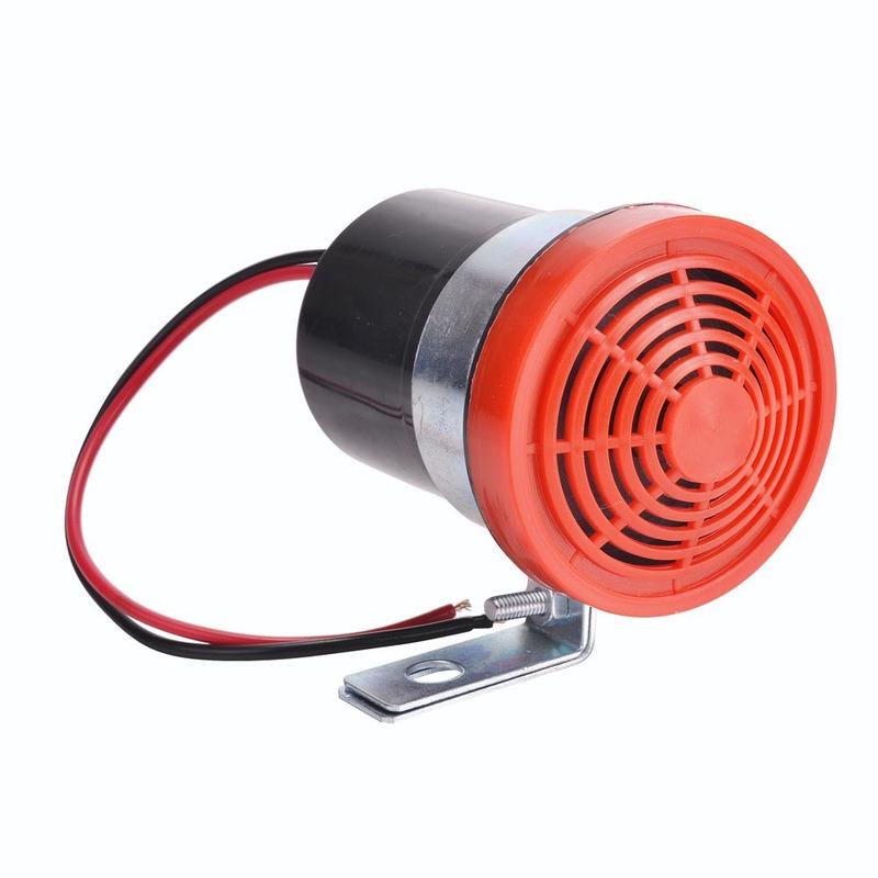 Car Reversing Horn 12V 24V Universal Warning Buzzer Waterproof Motorcycle Truck Tram Agricultural Vehicle