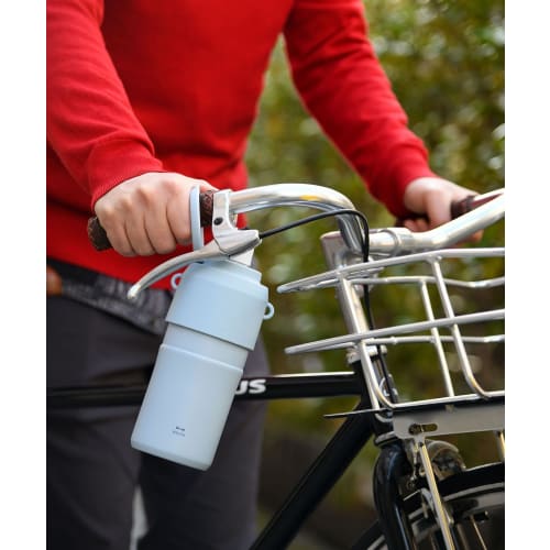 BRUNO Stainless Steel Water Bottle Holder with Double Vacuum Wall and Strap, Fits 500-650mL Water Bottles, Pink, BHK324-PK