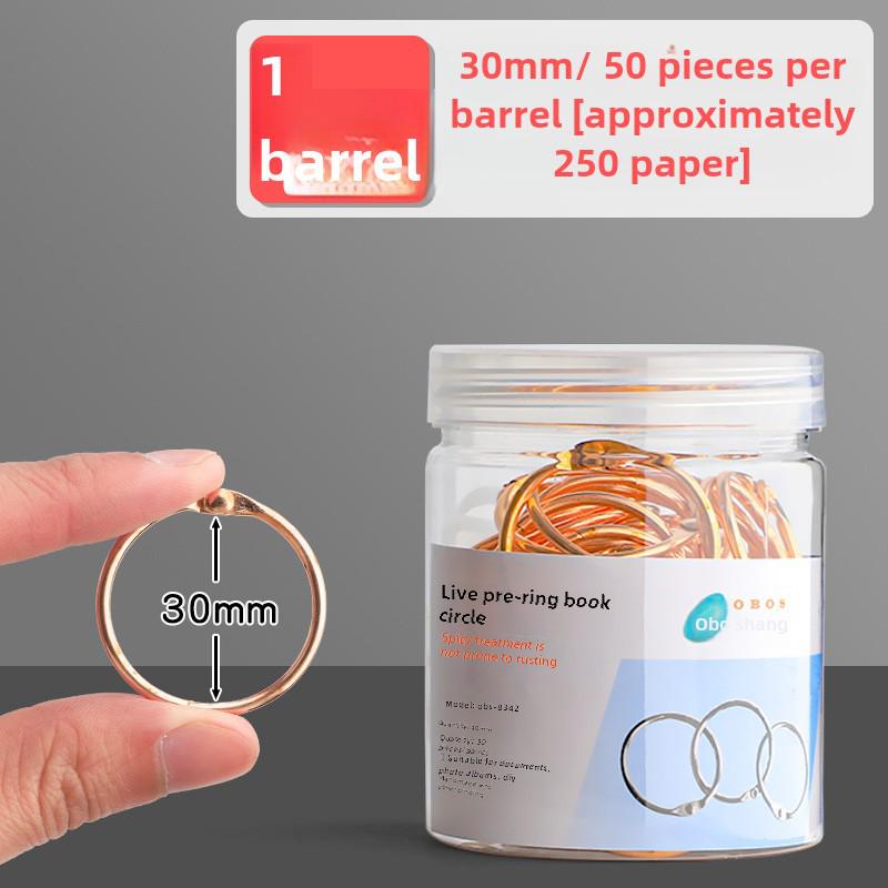 Segregator na karty w luźnych arkuszach, kółka segregatora, żelazne kółko do książki