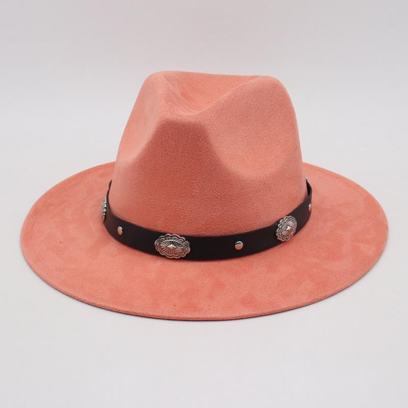 Simple Ethnic Style Headband Retro Top Hat Direct Supply Jazz Cowboy Hat