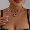 ins simple personality love thorns Y1K clavicle chain high-end light luxury necklace