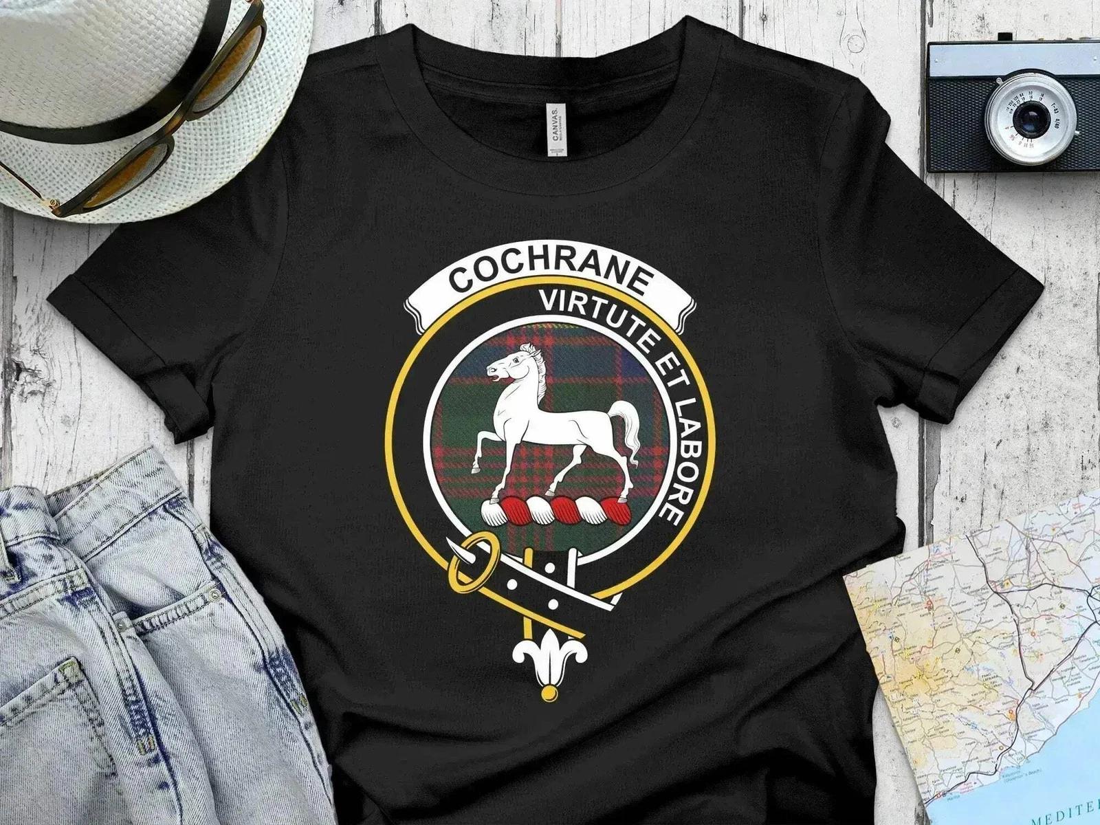 Clan Cochrane Crest Tartan T-Shirt & Sweatshirt XL