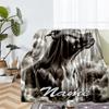 Custom Name Dog Theme Printed Blanket - Perfect for Couch, Bed, Travel & Outdoor Use | Machine Washable, Cozy & Durable.