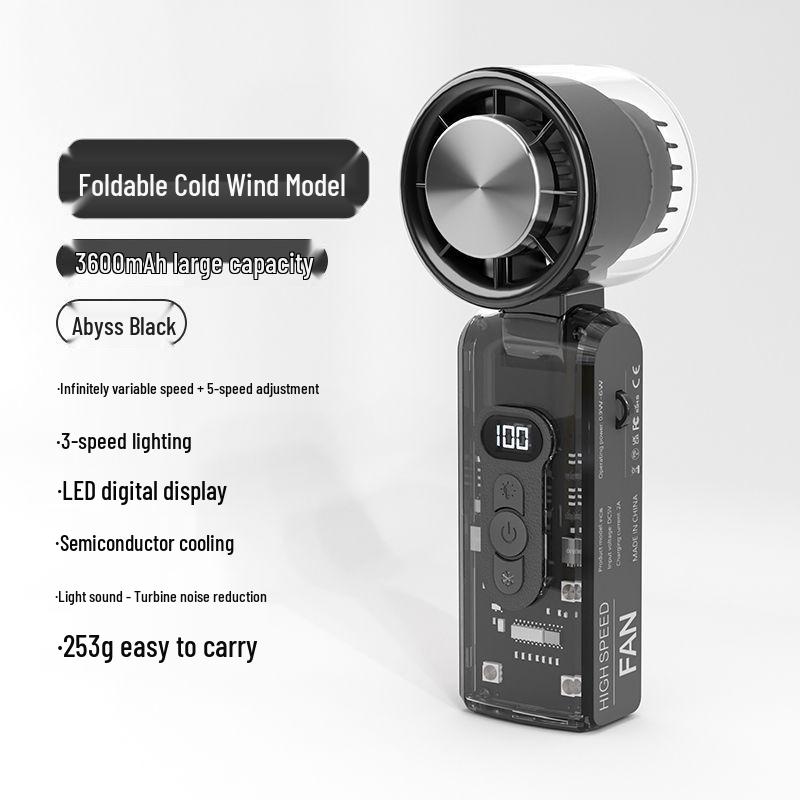 

2025 Portable USB Quiet Cooling Fan for Students and Office 3600mAh