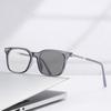 Fashionable Color-changing Nearsighted Glasses  Retro Anti-blue Light Glasses Frame Photochromic Myopia Glasses-1.75-2.25-2.75