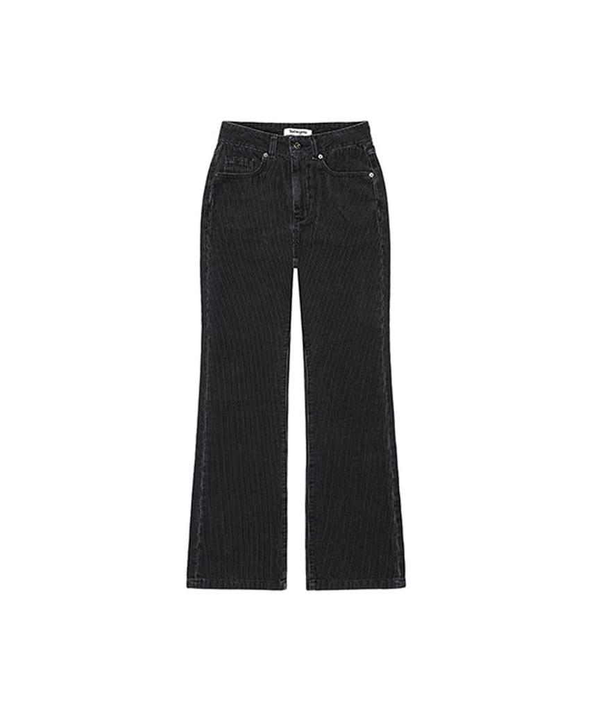 LOTSYOU Lotsyou_Isabel Corduroy Bootcut Pants Black