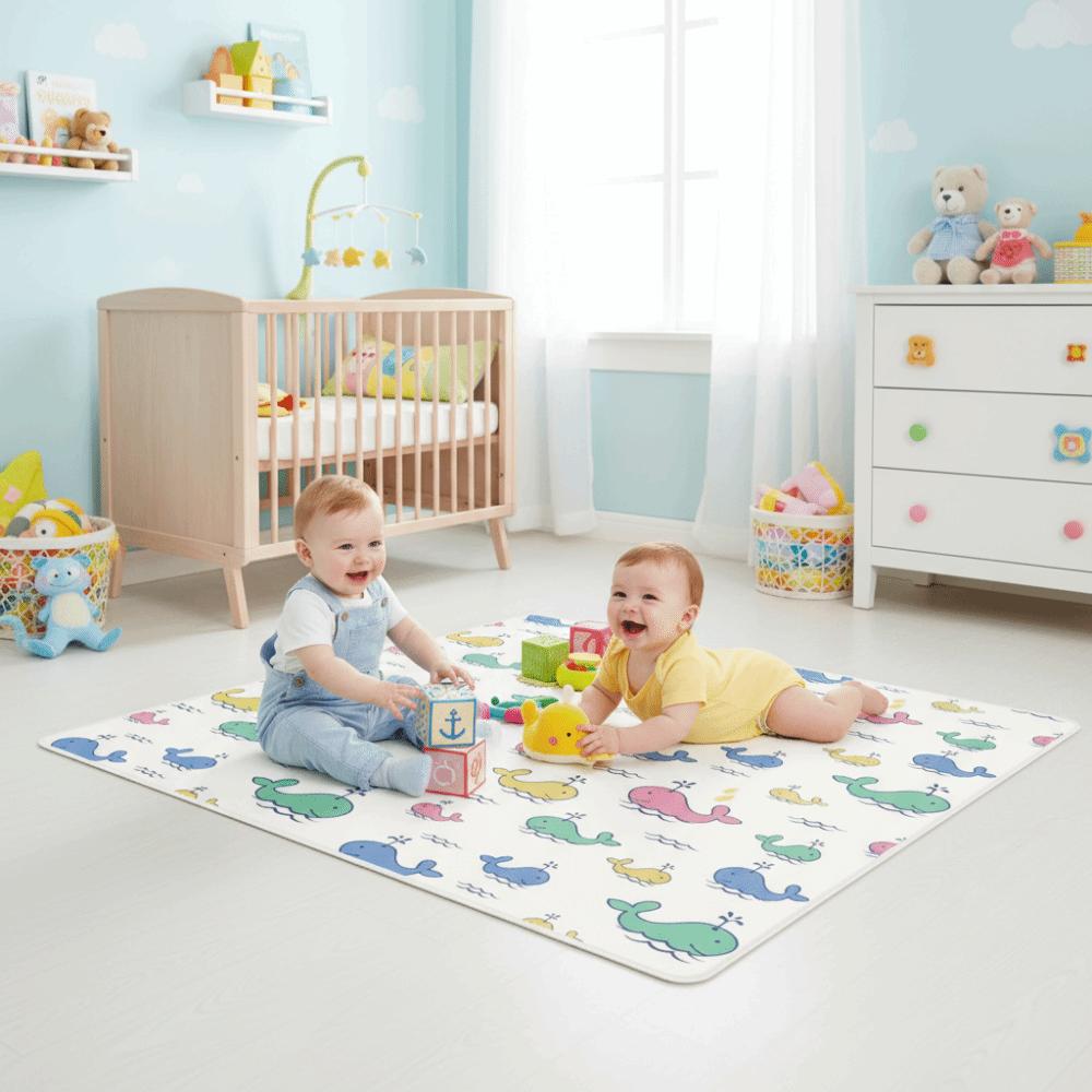 Portable Non-Slip Mat Large Size Children's Play Mat Waterproof Floor Mat Baby Feeding Time